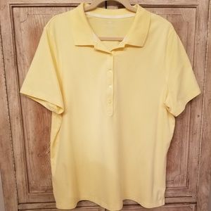 💚TALBOTS Yellow Polo